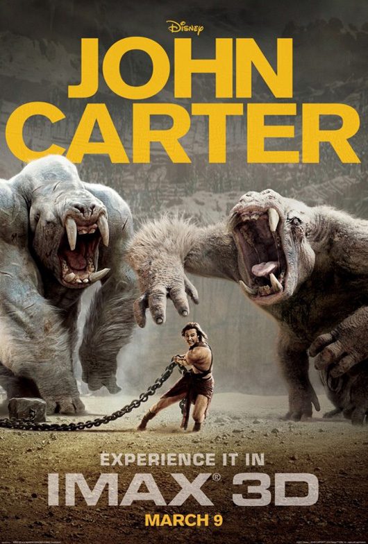 หนังฝรั่งJohn Carter  จอห์น คาร์เตอร์/พากษ์ไทย,อังกฤษ ซับไทย,อังกฤษ